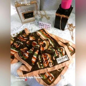 VINTAGE RARE CELINE ROSSELLI SCARF PERFECT CONDITION NEEDS STEAMED IRON